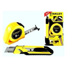 SET TRAČNI METER 5M IN AUTOLOCK NOŽ Z ODLOMLJIVIM REZILOM 18MM Stanley STHT74253-8