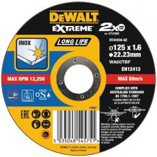 PLOŠČA REZALNA 125 X 1,6 MM INOX Dewalt DT43936