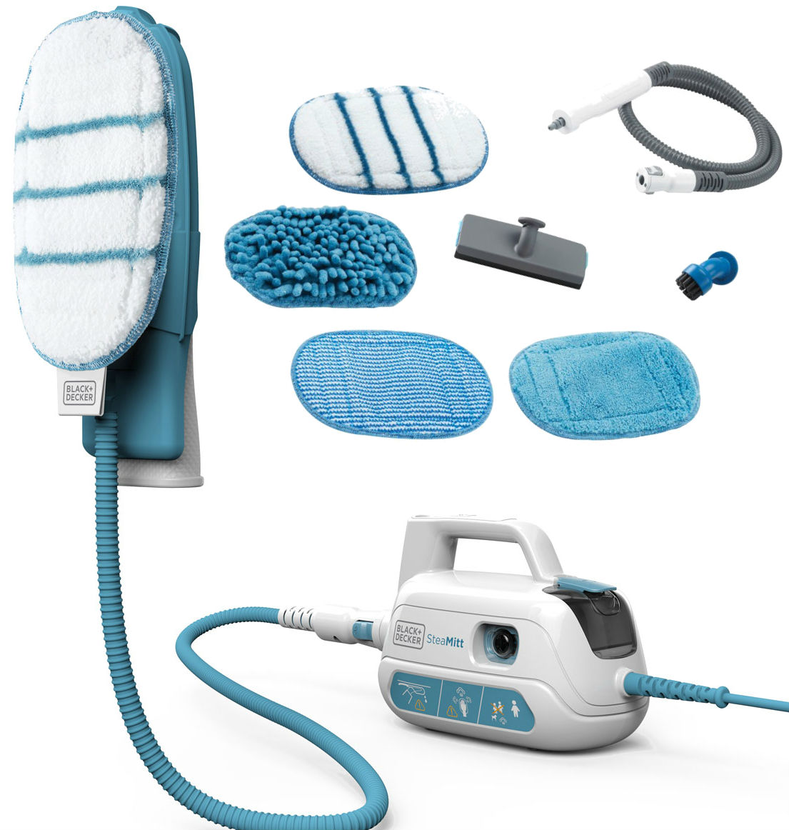 PARNI ČISTILNIK ROKAVICA 1000 W Z DODATKI (FSHSMA) Black & Decker FSH10SMP