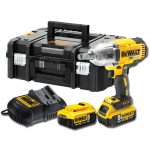AKU. UDARNI VJAČNIK 18V XR, 2 x 5.0Ah, TSTAK+ POLNILEC Dewalt DCF899HP2