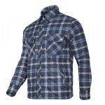MAJICA OBLAZINJENA FLANEL MODRA "M" LAHTI L4180202
