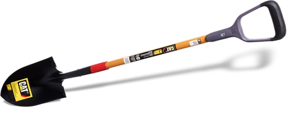 KOVINSKA LOPATA Z ROČAJEM H10-032 CAT SHOVEL H10-032