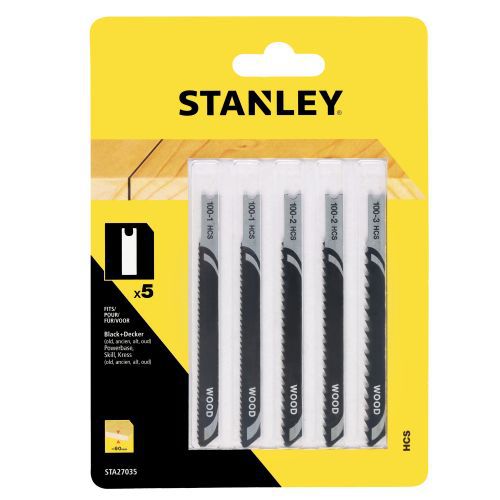LIST ZA VBODODNO ŽAGO LES, 5 KOS Black & Decker STA27035