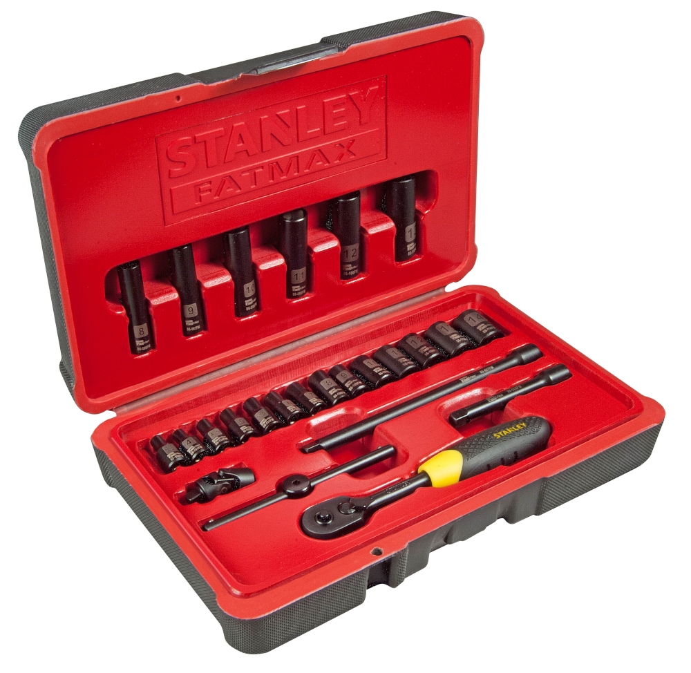 25 DELNA GARNITURA KLJUČEV 1/4"FATMAX IN VILIČASTO NATIČNI Stanley FMHT0-73924 - slika 3