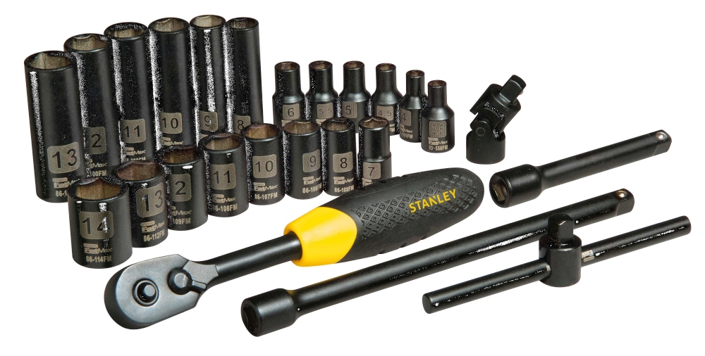 25 DELNA GARNITURA KLJUČEV 1/4"FATMAX IN VILIČASTO NATIČNI Stanley FMHT0-73924 - slika 2