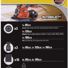 PAPIR BRUSILNI IZBOR, 32 KOM, KA280K Stanley STA37095