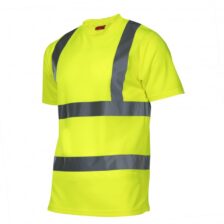 MAJICA VISOKE VIDLJIVOSTI RUMENA "XL" LAHTI L4020804