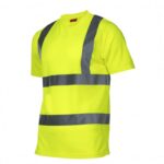 MAJICA VISOKE VIDLJIVOSTI RUMENA "3XL" LAHTI L4020806
