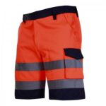 HLAČE KRATKE VISOKE VIDLJIVOSTI ORANŽNE "3XL" LAHTI L4070206