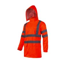 JAKNA VISOKO VIDNA ZA DEŽ ORANŽNA "L" LAHTI L4091403