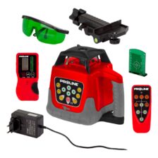 ROTIRAJOČ LASER 500 M, ZELEN ŽAREK, CE PROLINE3500 Li-Ion BATERIJA + DODATKI PROLINE 15162