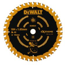 EXTREME REZILO ZA POTEZNO ŽAGO 184X16X40T EXT Dewalt DT10303