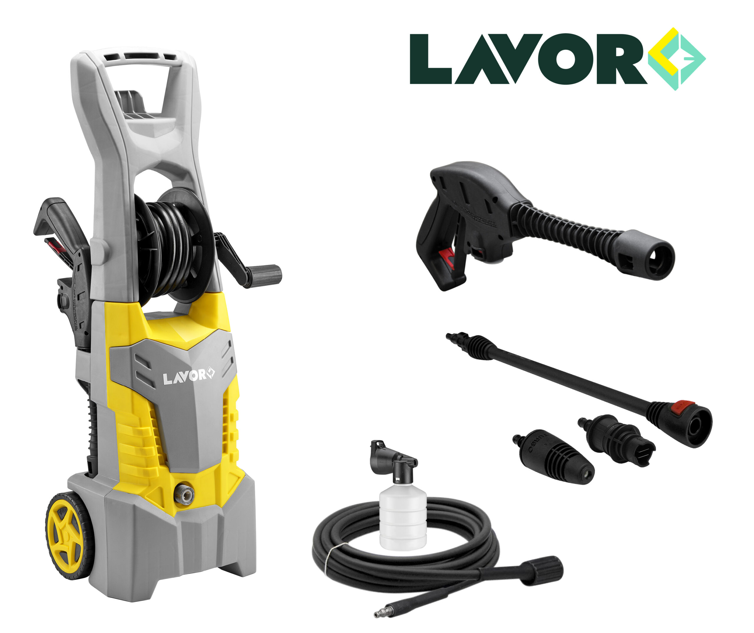 VISOKOTLAČNI ČISTILEC 1900W Z DODATKIPRIMEREN ZA HLADNO VODO, 145 BAR, 420L/H LAVORWASH FASTEXTRA145
