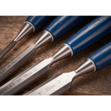 DLETA SET - POŠEVNI ROB, LES 5002 6MM, 12 MM, 18MM, 25MM + OLJE, BRUS Stanley 0-16-130