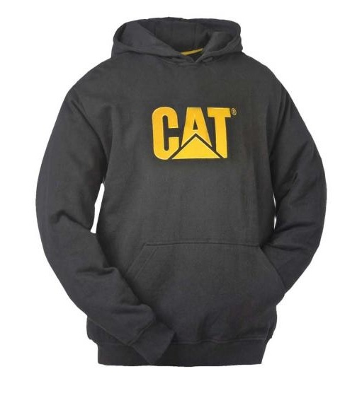 MOŠKI PULOVER S KAPUCO ČRN 2XL CAT CAT W10646 ČR 2XL