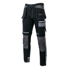 HLAČE DOLGE ČRNO SIVE 3XL LAHTIZ OJAČANIMI DELI LAHTI L4052006