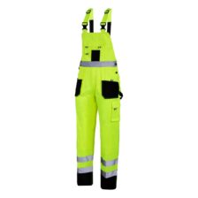 HLAČE Z NARAMN. ODSEVNE ČRNO-RUMENE 2XL,CE LAHTI LAHTI L4061405