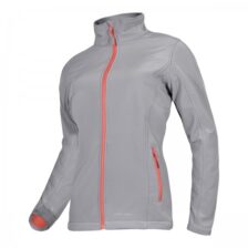JAKNA ŽENSKA IZ SOFTSHELLA SIVA IN ORANŽNA "2XL" LAHTI L4090405