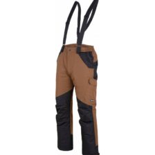 HLAČE, PODLOŽENE RJAVO-ČRNE, "3XL",CE,LAHTI PROFIX L4101606