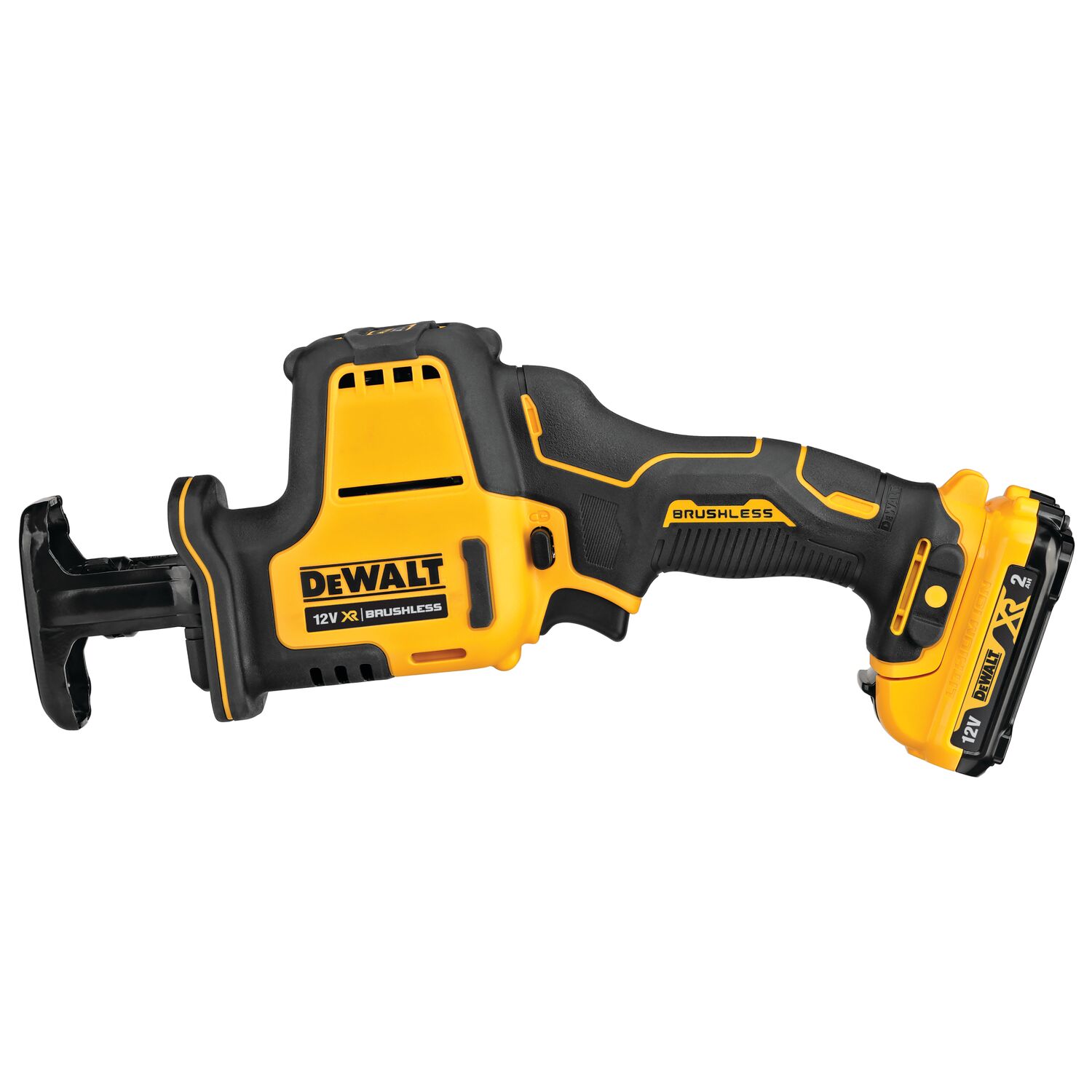 KOMPAKTNA SABLJASTA ŽAGA 2 x 2Ah 12V XR Li-Ion Dewalt DCS312D2 - slika 3