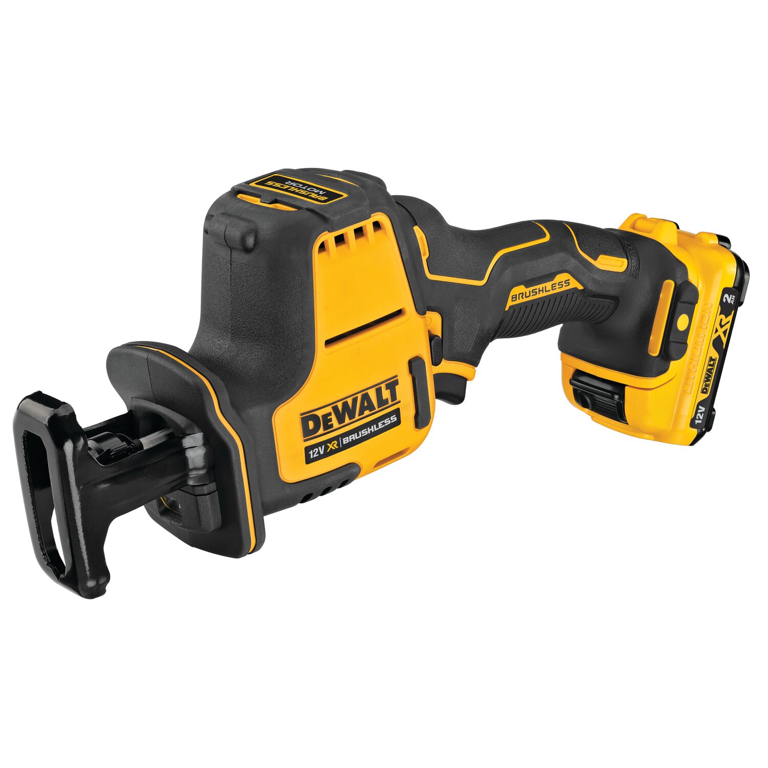 KOMPAKTNA SABLJASTA ŽAGA 2 x 2Ah 12V XR Li-Ion Dewalt DCS312D2 - slika 2