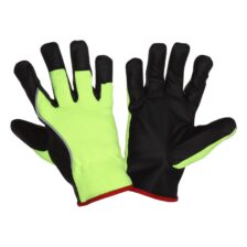 ROKAVICE PODLOŽENE ZAŠČITNE RUMENE 9 PROFIX L250709K