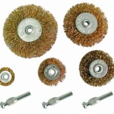 ŠČETKE JEKLENE SET (25,40,50,60,74)  5 KOM PROFIX 32200