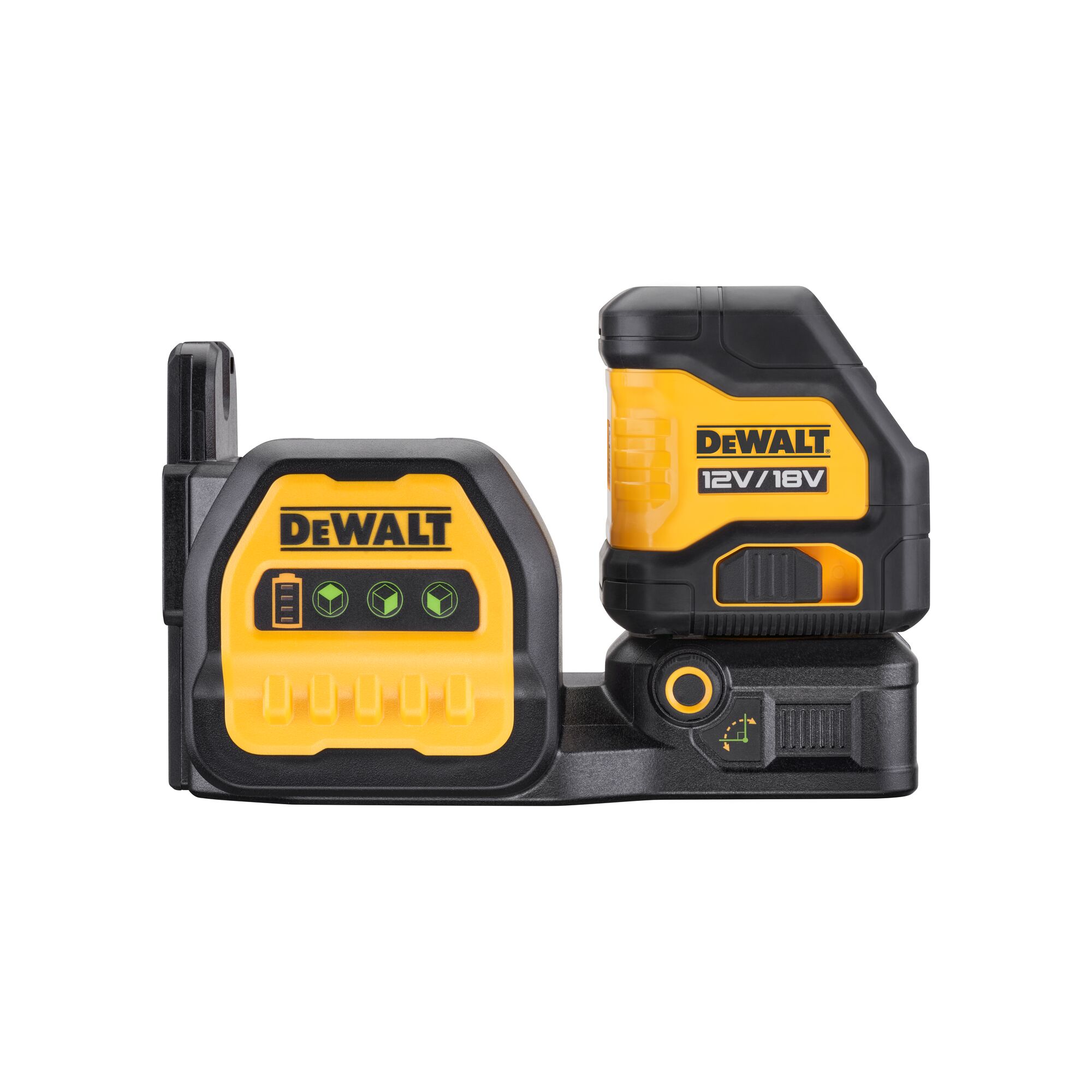 KRIŽNO LINIJSKI LASER ROTACI. 18V ZELEN BREZ BATE.VKLJUČUJE: TSTAK + STENSKI NOSILEC Dewalt DCE088NG18