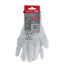 ROKAVICE PU FINGERTIP BELE, "7", CE LAHTI L231107K