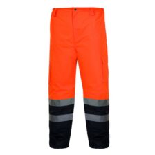 HLAČE VISOKO VIDNE PODLOŽENE ORANŽNA S LAHTI L4100101