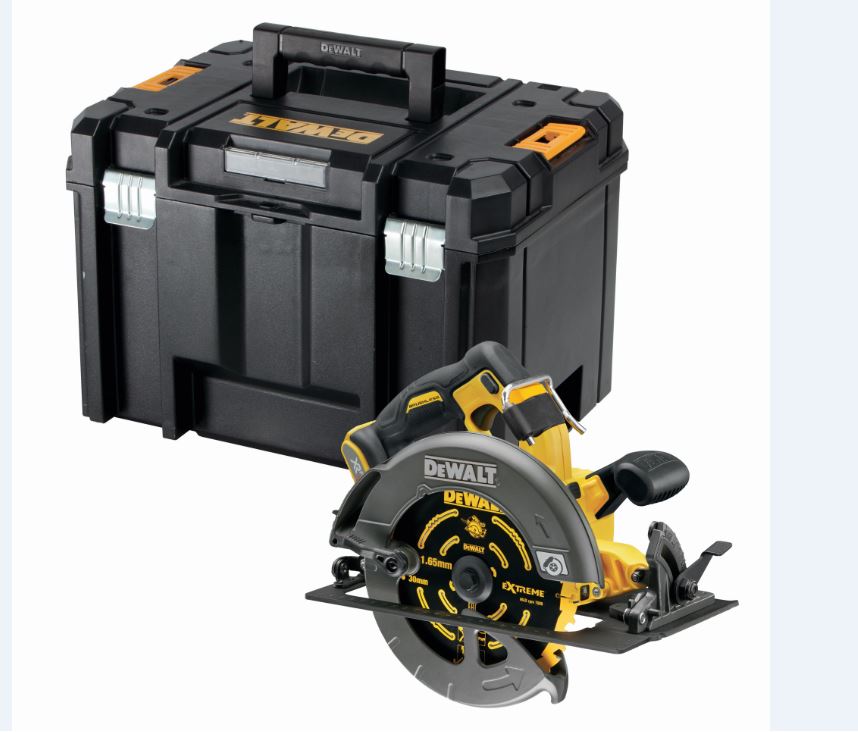 AKU FLEXVOLT KROŽNA ŽAGA 54V 190 MM+T-STAKBREZ BATERIJE IN POLNILCA Dewalt DCS578NT