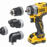 AKU UDARNI VEČGLAVNI VRTALNIK/VIJ. 12V Z DODATKI4 RAZLIČNE GLAVE, 2x3Ah BATERIJA, POLNILNIK Dewalt DCD703L2T