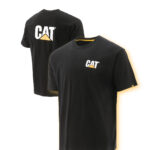 MOŠKA MAJICA S KRATKIMI ROKAV ČRNA M CAT CAT W05324 ČRNA M