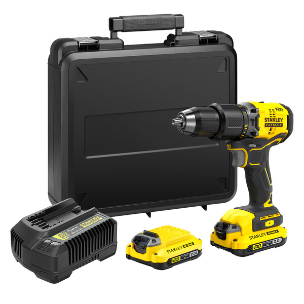 STANLEY FATMAX UDARNI VRTALNIK V20 18V2 X 2.0Ah baterija, polnilnik, kovček Stanley SFMCD715D2K