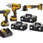 3-DELNI SET AKU 18 V ORODJA S 3-MI KOVČKI3 x 5.0Ah Dewalt DCKM009