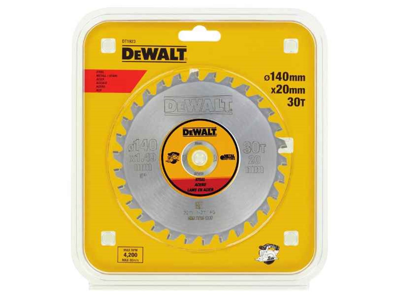 LIST ZA KOVINO 30 ZOB 140mmx20mm Dewalt DT1923