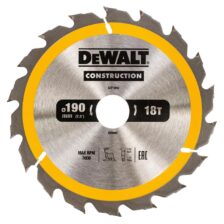 LIST KROŽNE ŽAGE ZA LES 18 ZOB 190x30mm Dewalt DT1943