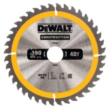 LIST KROŽNE ŽAGE ZA LES 40 ZOB 190x30mm Dewalt DT1945