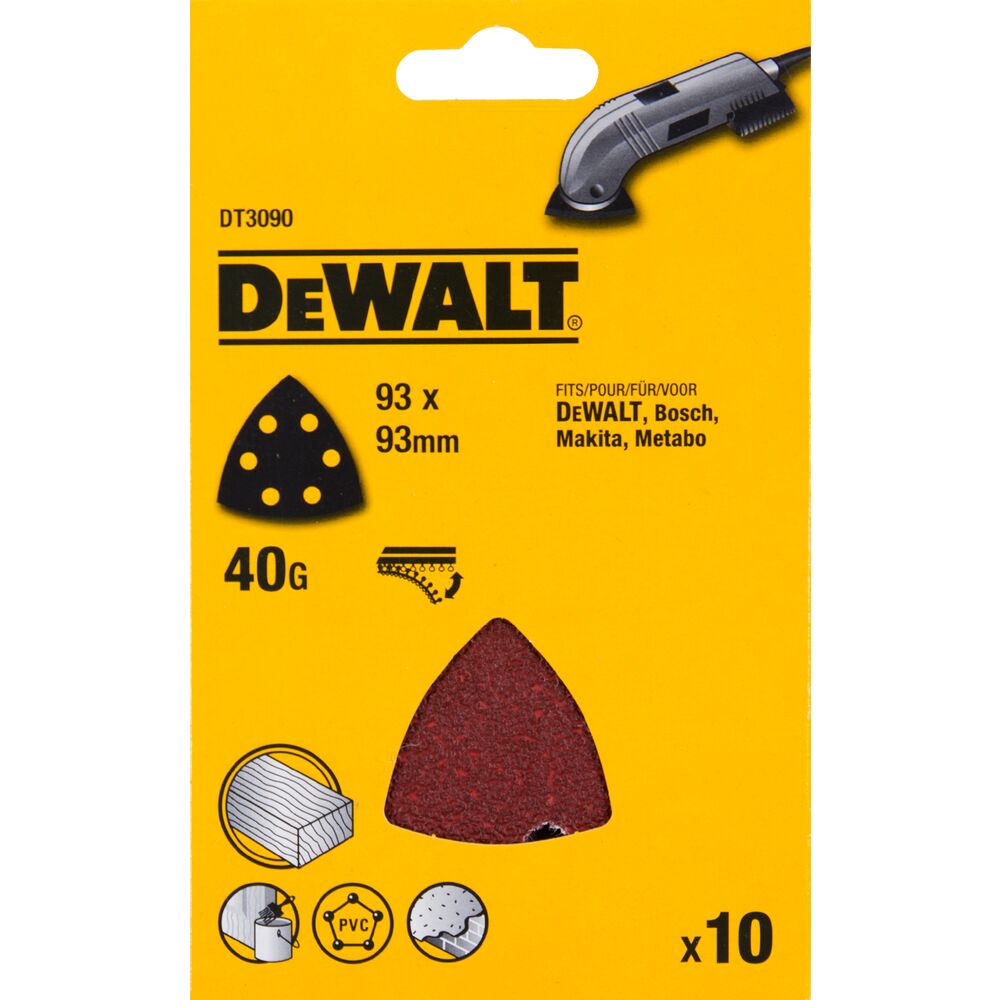 BRUSNI PAPIR 40G PACK 10 Dewalt DT3090