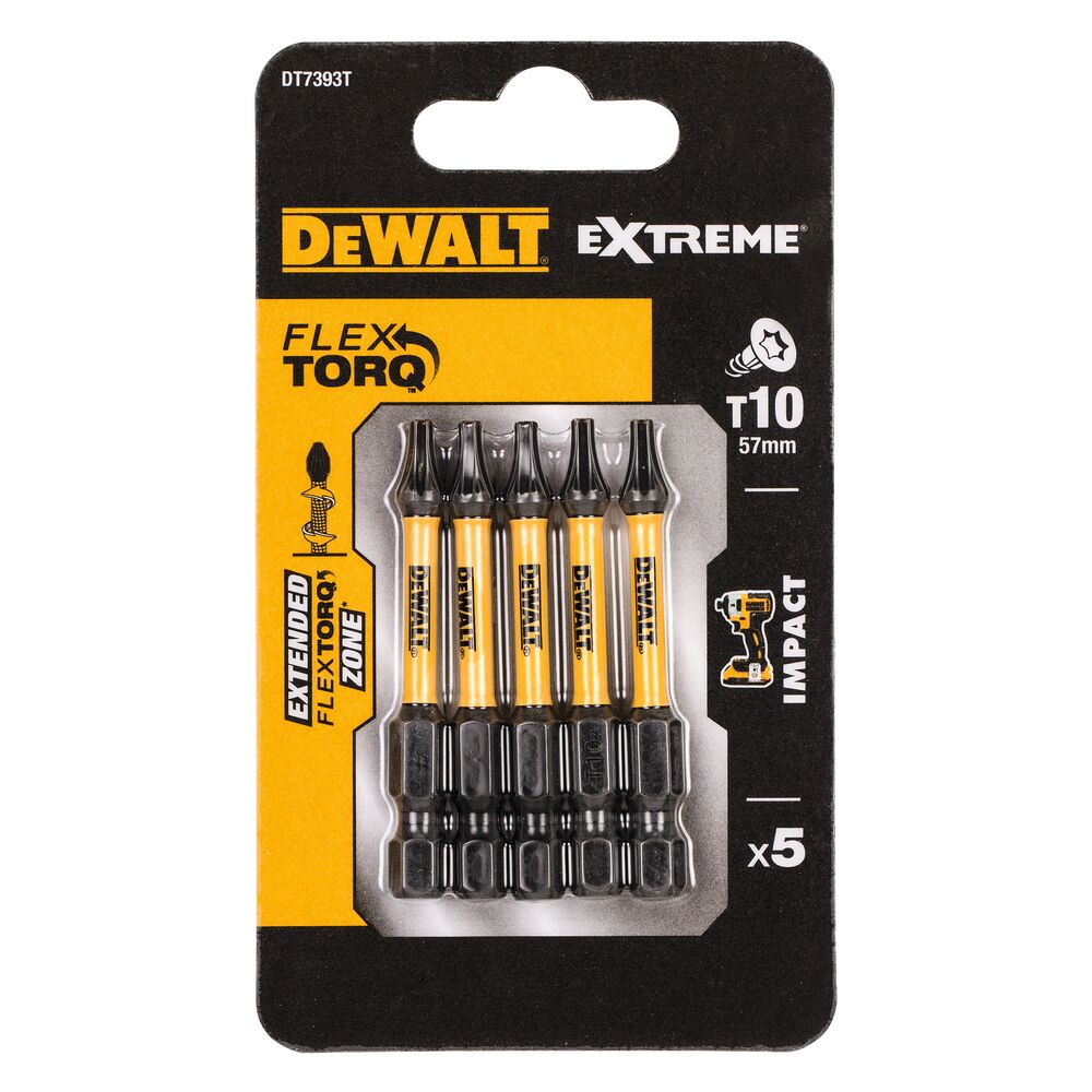 VIJAČNI NASTAVEK IR T10 50MM 5KOM Dewalt DT7393T