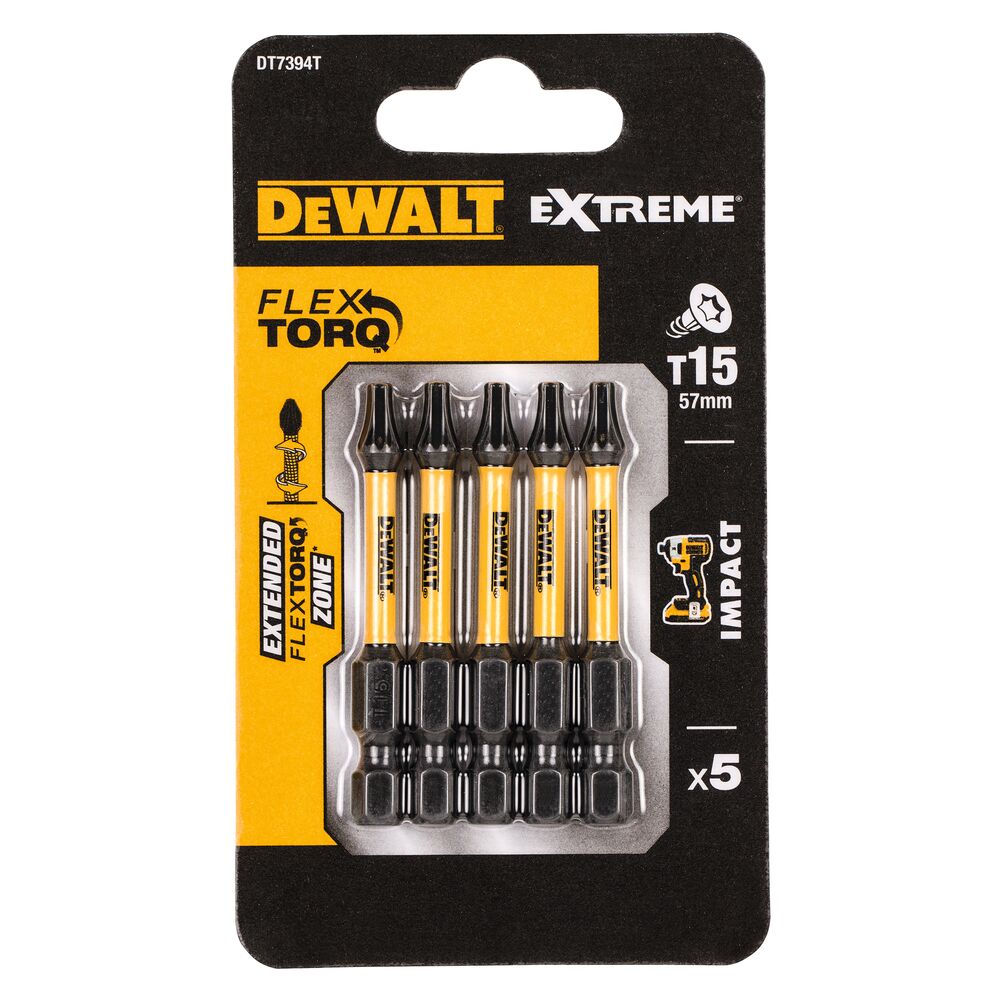 VIJAČNI NASTAVEK IR T15 50MM 5KOM Dewalt DT7394T