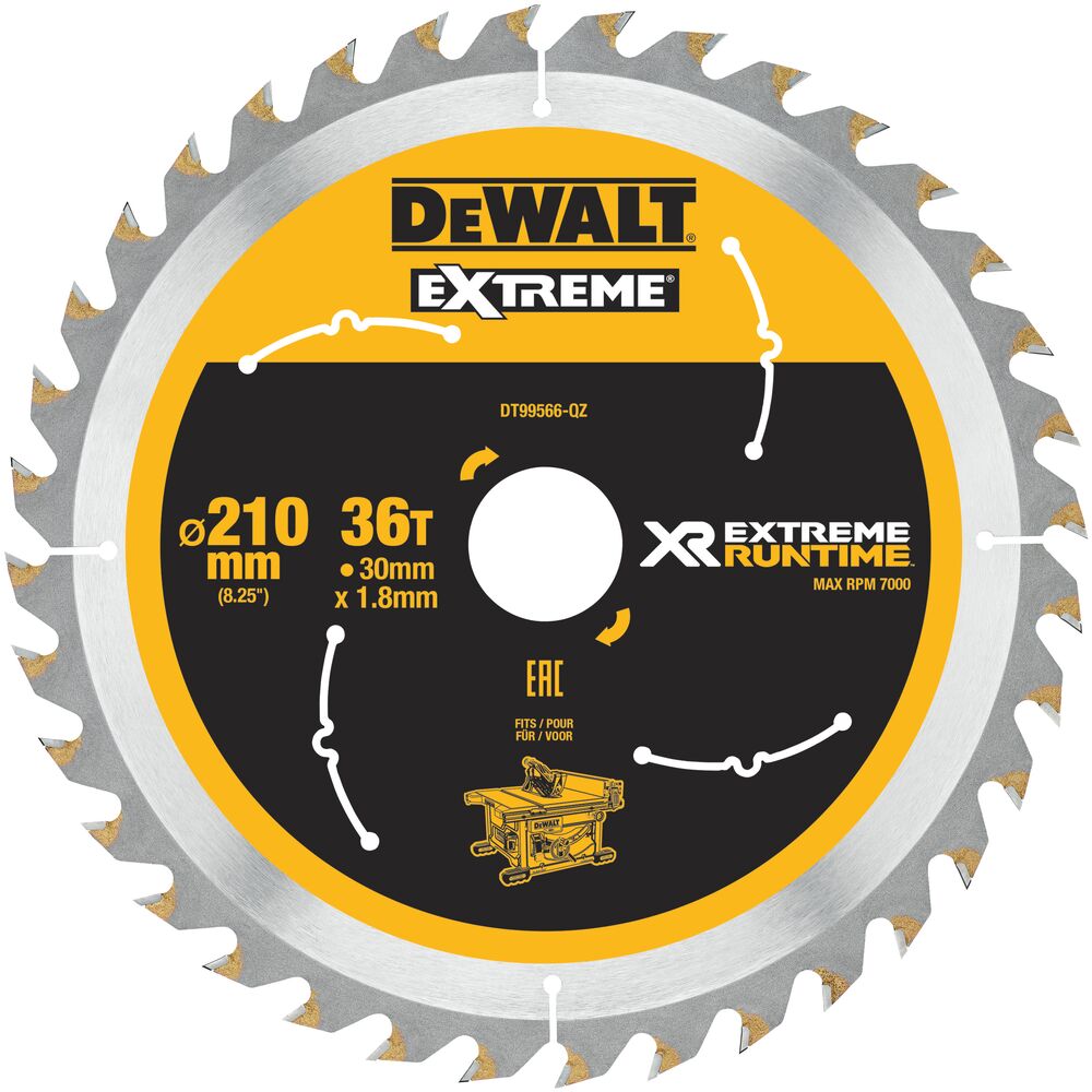LIST ZA NAMIZNO ŽAGO 210MMX30MM 36T FLEXVOLT Dewalt DT99566