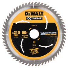 LIST ZA NAMIZNO ŽAGO 210MMX30MM 60T FLEXVOLT Dewalt DT99567