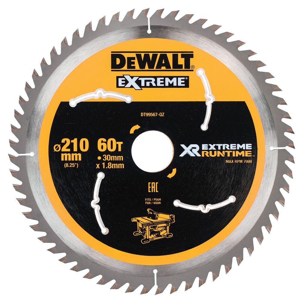 LIST ZA NAMIZNO ŽAGO 210MMX30MM 60T FLEXVOLT Dewalt DT99567