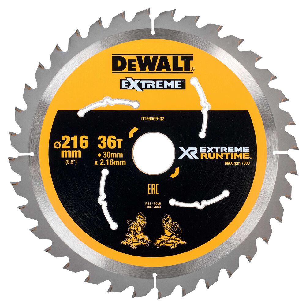 LIST ZA POTEZNO ŽAGO 216MMX30MM 36T FLEXVOLT Dewalt DT99569