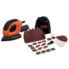 VIBRACIJSKI BRUS Mouse 55 W+15 X PRIBOR+TORBA Black&Decker BEW230BC