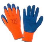ROKAVICE ZAŠČITNE Z LATEKSOM ORANŽNE 10 PROFIX L250210K