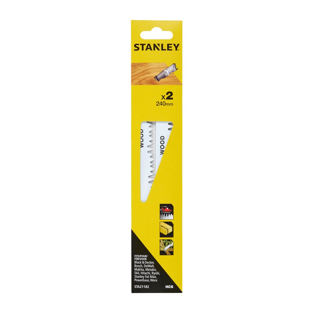 REZILO ZA LISIČJI REP 240MM LES 2KOM Stanley STA21182 - slika 2
