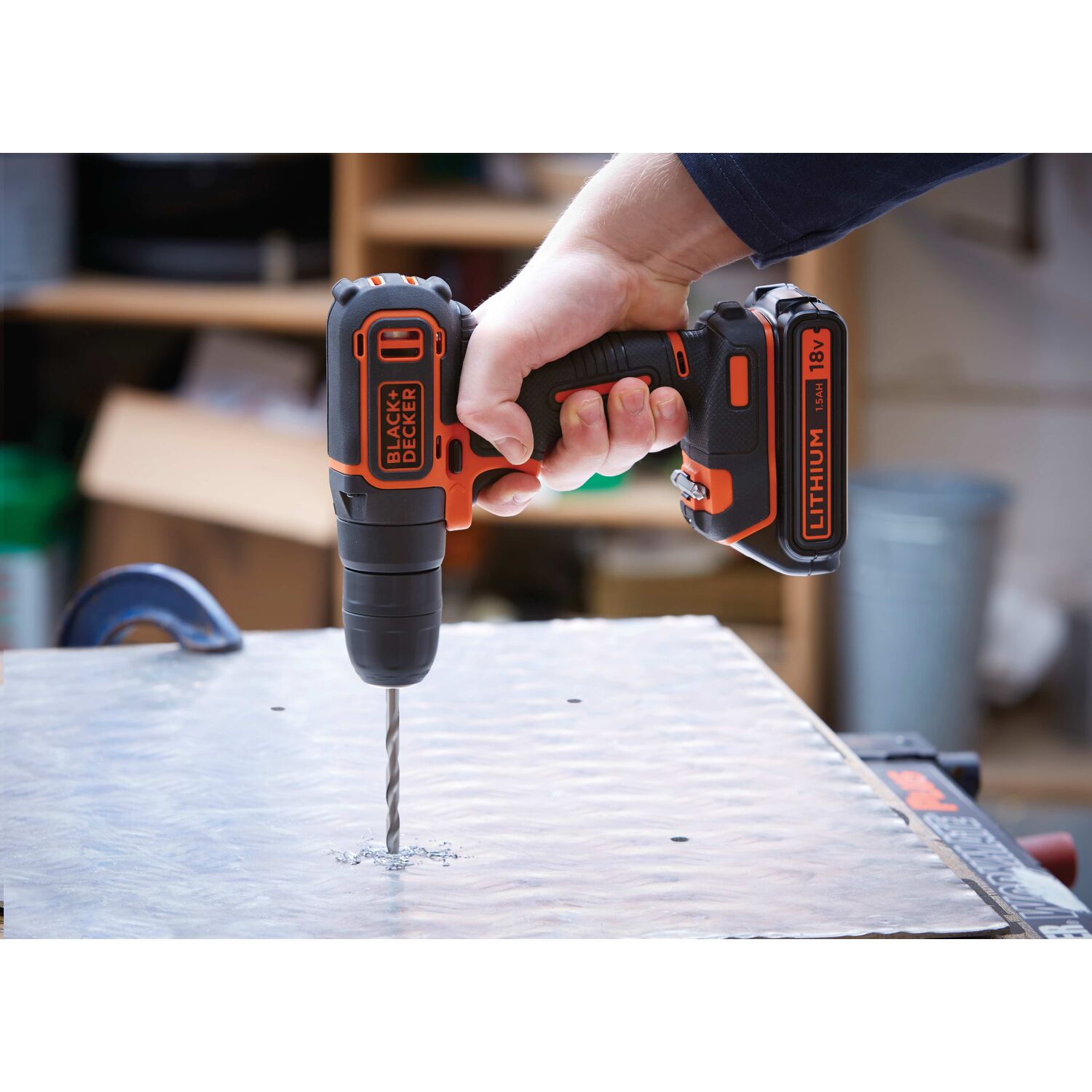 AKU VRTALNIK/VIJAČNIK 18 V 1,5Ah Black&Decker BDCD18