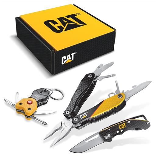 SET VEČNAMENSKEGA ORODJA 3KOMKLEŠČE NOŽ OBESEK ZA KLJUČE CAT CAT 105967 - slika 2